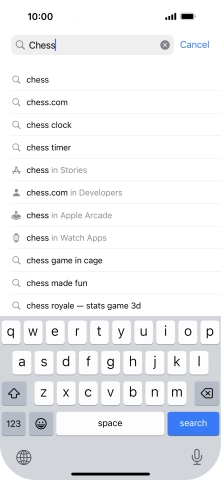 Press search.