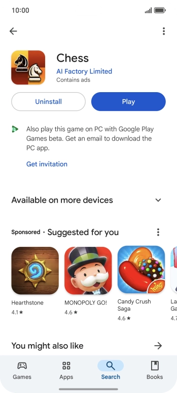 Slide your finger upwards starting from the bottom of the screen to return to the home screen.