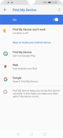 Press the Home key to return to the home screen.
