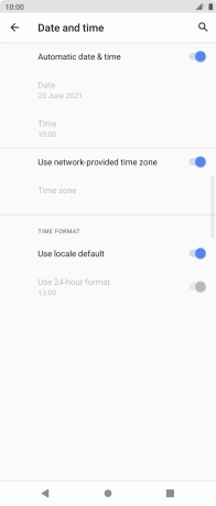 Press the Home key to return to the home screen.