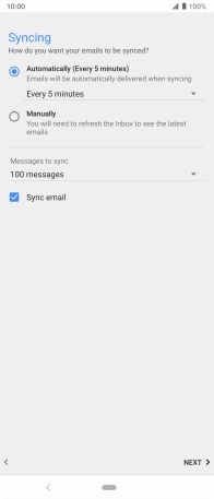 Press the drop down list below 'Automatically'.