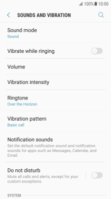 Press Ringtone.