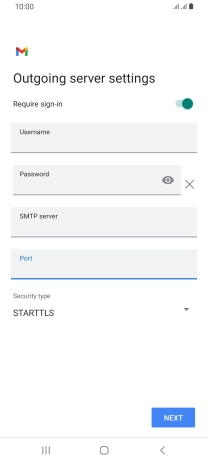 Press the drop down list below 'Security type'.