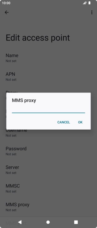 Key in 82.132.254.1 and press OK.