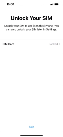 Press SIM Card.