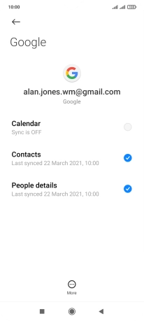 Press the Home key to return to the home screen.