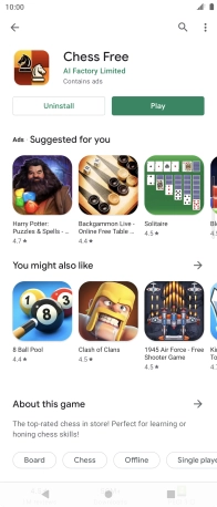 Press the Home key to return to the home screen.