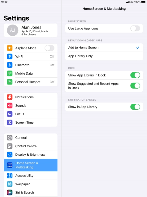 To add new downloaded apps to both the home screen and App Library, press Add to Home Screen.