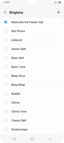 Press the Home key to return to the home screen.