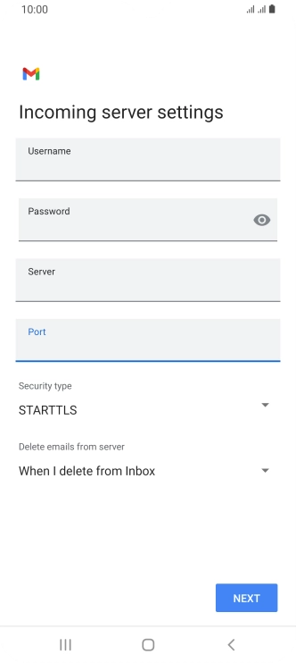 Press the drop down list below 'Security type'.