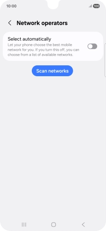 Press the indicator next to 'Select automatically' to turn on the function.