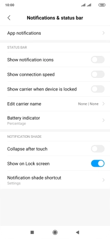 Press App notifications.