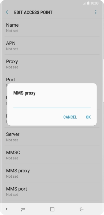 Key in 82.132.254.1 and press OK.