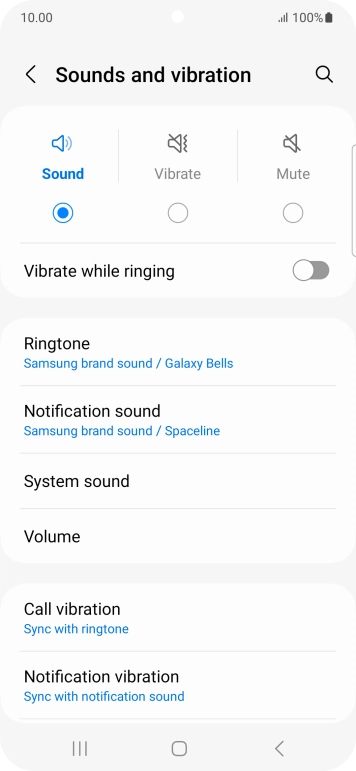 Press Ringtone.