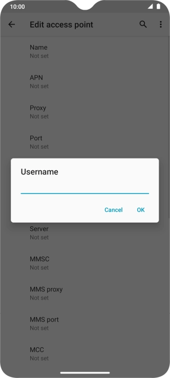 Key in o2 and press OK.