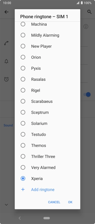 Press Add ringtone.