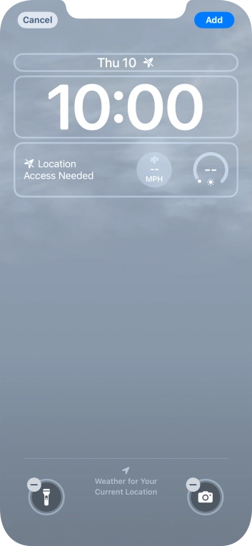 To customise the way the lock screen date is displayed, press the date widget and follow the instructions on the screen to select the required widget display mode. To customise the way the lock screen date is displayed, press the date widget and follow the instructions on the screen to select the required widget display mode.