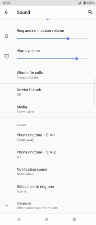Press the Home key to return to the home screen.