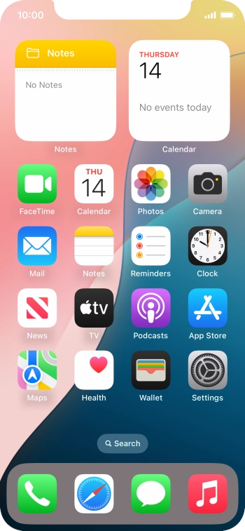 Slide your finger right on the screen to open the widget menu. Slide your finger right on the screen to open the widget menu.