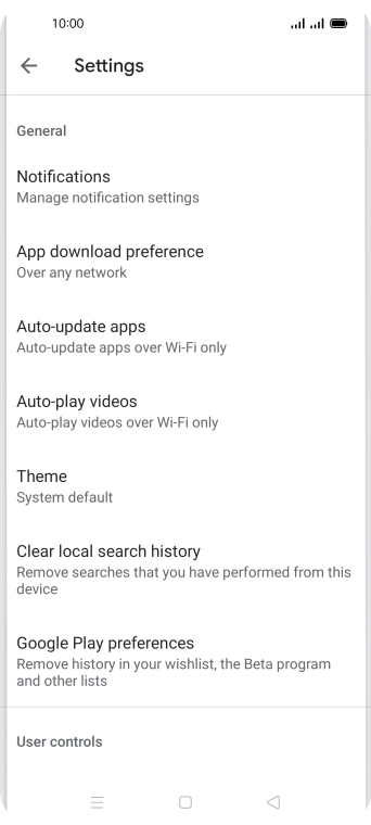 Press Auto-update apps. Press Auto-update apps.