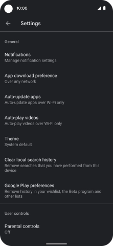 Press Auto-update apps.