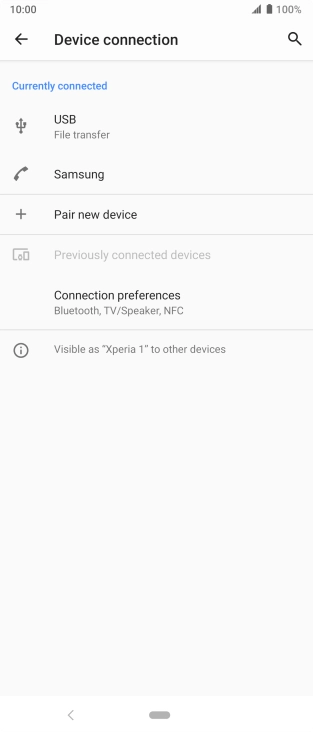 Press the Home key to return to the home screen.