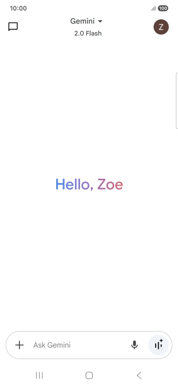 Press the profile icon. Press the profile icon.