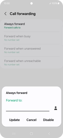 Press Disable.