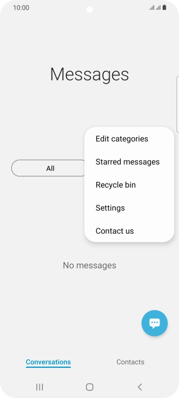 Press Settings.
