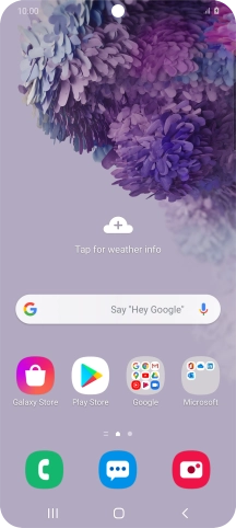 When the battery charging icon is displayed, charging is in progress.