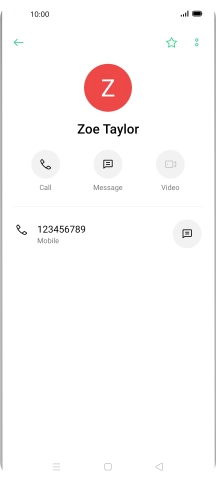Press the Home key to return to the home screen.