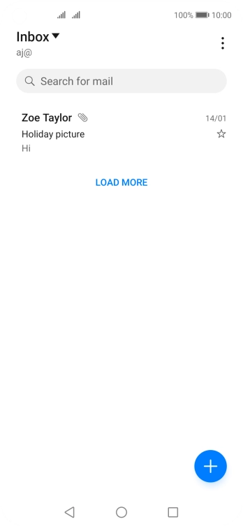 Press the menu icon.