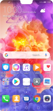 Press the phone icon.
