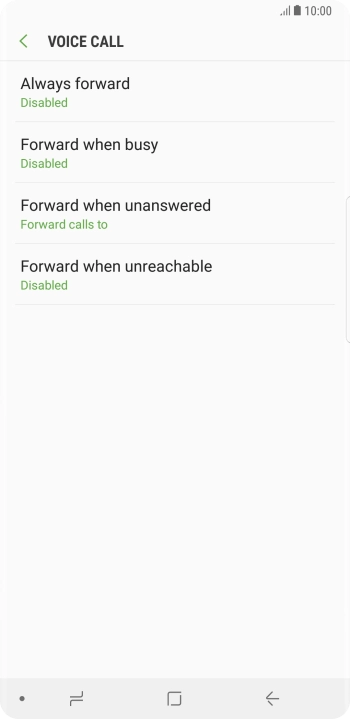 Press the Home key to return to the home screen.