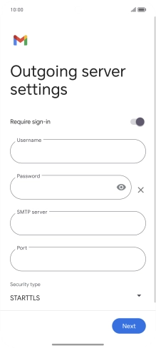 Press the indicator next to 'Require sign-in' to turn on the function.