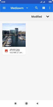 Press the required file.