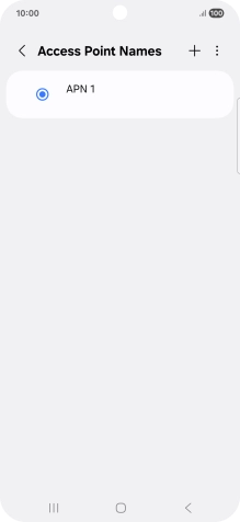 Press the add icon.