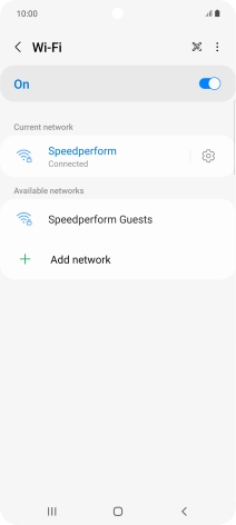 Press the Home key to return to the home screen.