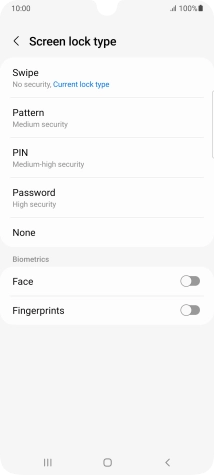 Press Fingerprints.