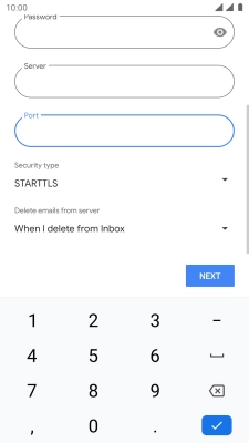 Press the drop down list below 'Security type'.