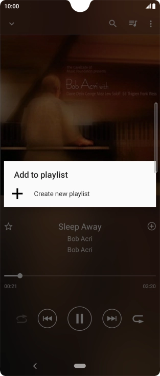 Press Create new playlist.
