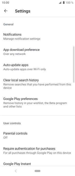 Press Auto-update apps. Press Auto-update apps.