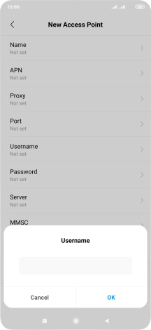 Key in o2 and press OK.