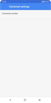Press Voicemail number.