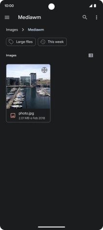 Press the required picture.