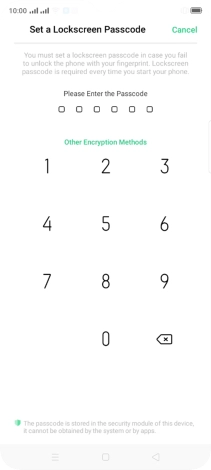 Press Other Encryption Methods.