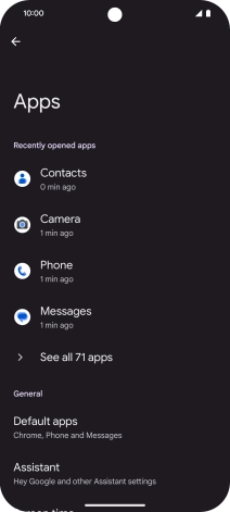 Press All apps.