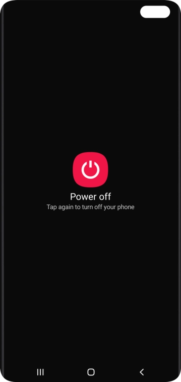 Press Power off.