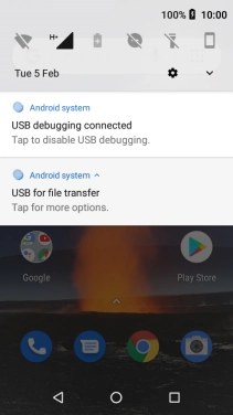 Press Tap for more options..
