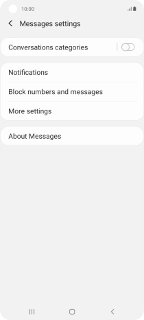 Press More settings.